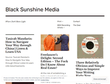 Tablet Screenshot of blacksunshinemedia.com